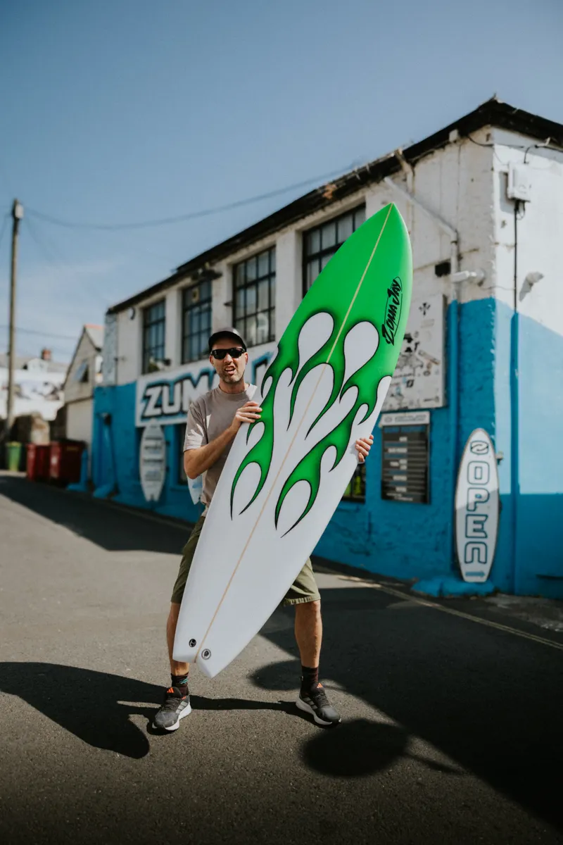 Zuma Jay 7'3 Blob Fish Green Flames-1