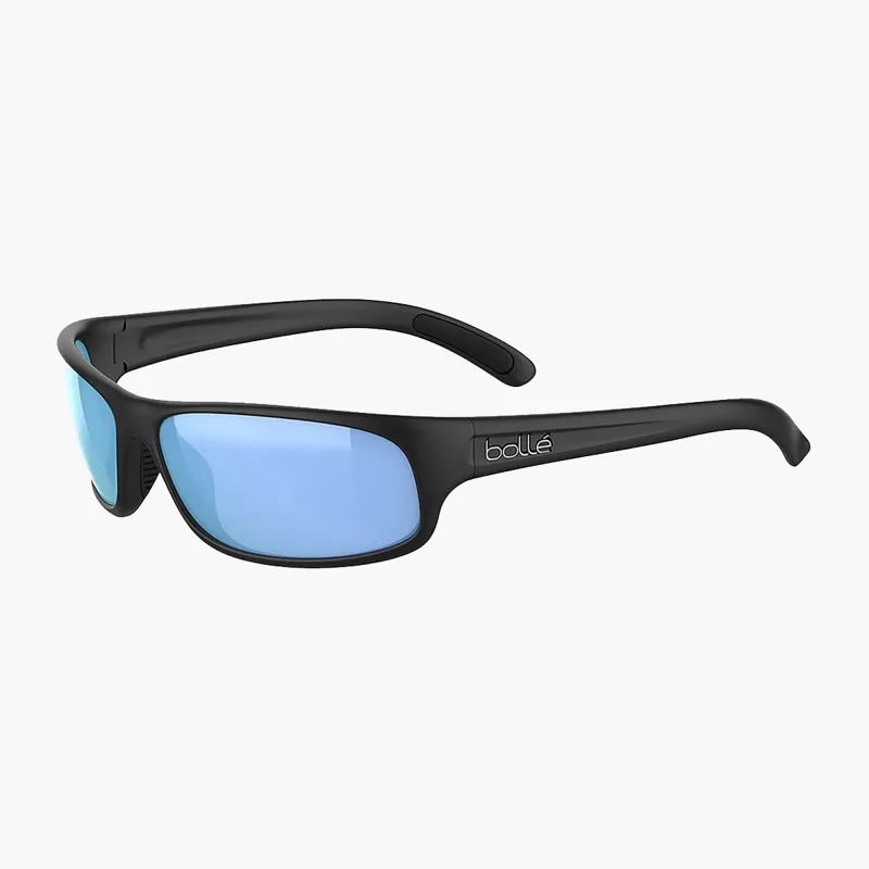Bolle Anaconda Medium Black Matte Sky Blue Polarized