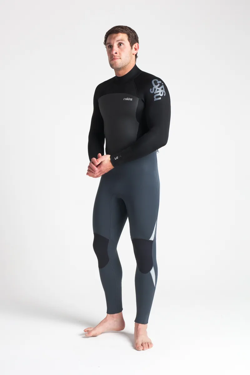 C-Skins Mens Legend 5/4 Back Zip Wetsuit Graphite/Black-3
