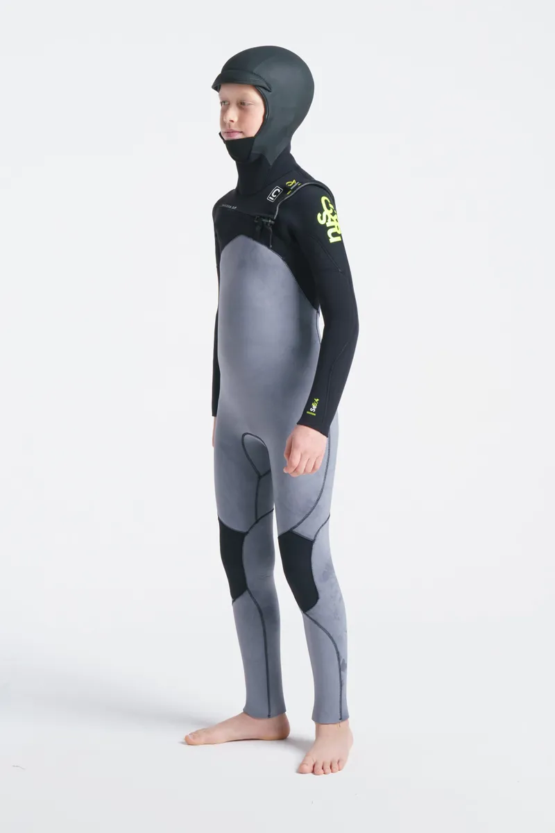 C-Skins Junior Session 5/4 Hooded 2024 Wetsuit-1