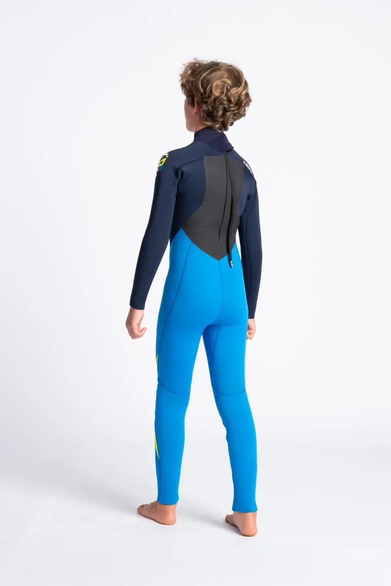 C-Skins Junior Legend 4/3 Back Zip Wetsuit Cyan/Slate-6