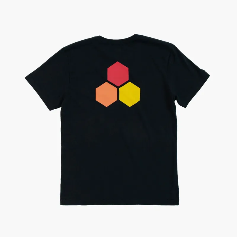 Channel Islands Classic Hex Tee Black Cloud-1