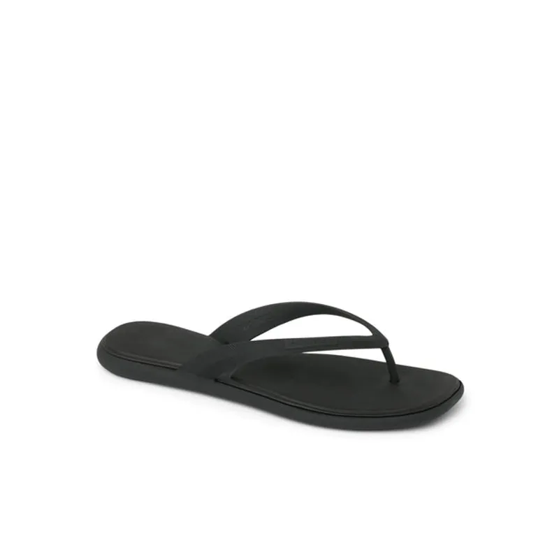 Reef Womens Water Willow Maya Flip Flops Black