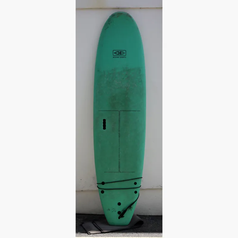 Ex-Hire Ocean and Earth 8'0 Surf School Foamboard Green 024
