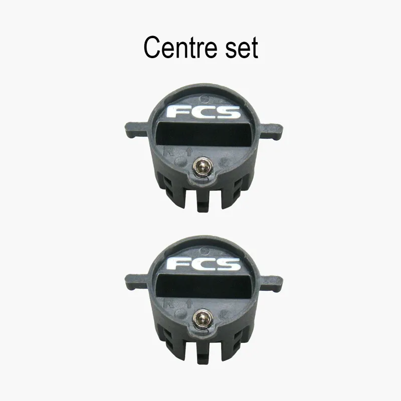 FCS 1 X2 Charcoal Centre Plug set  - 1 pair