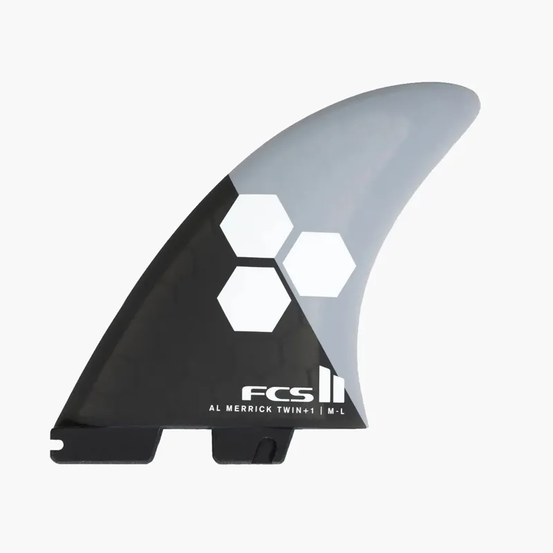 FCS II AM Twin+1 PC Fins Grey/Charcoal