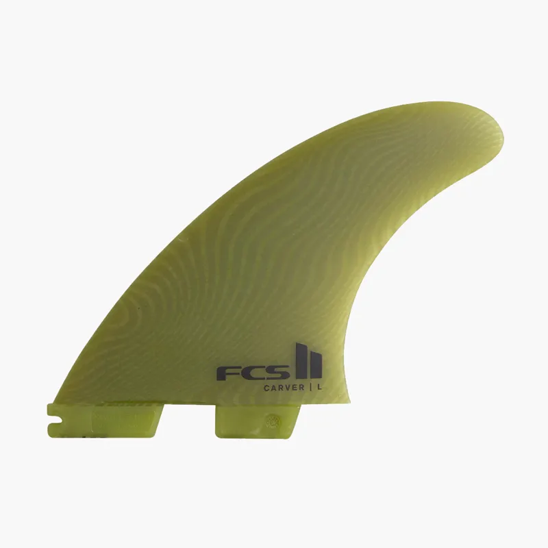 FCS II Carver Neo Glass Ecoblend Tri-Quad Fins Eucalyptus Large