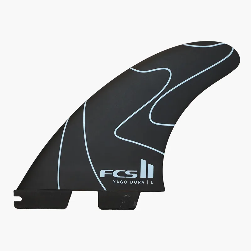 FCS II Yago Dora YD PC Tri Fins Flux Charcoal-1
