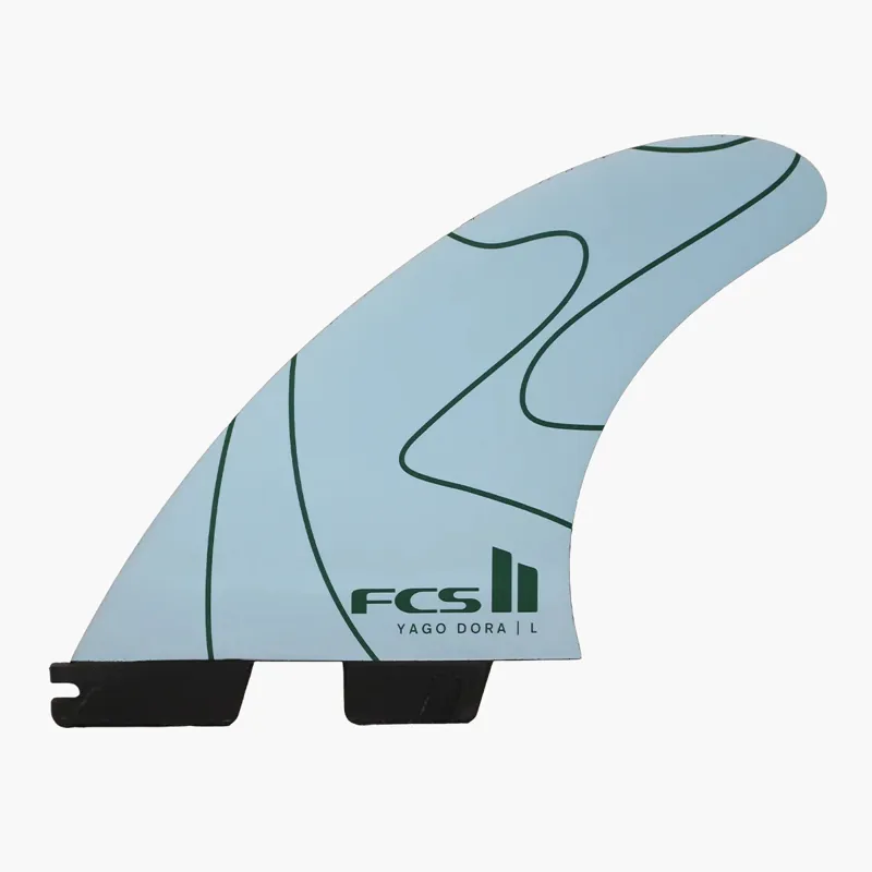 FCS II Yago Dora YD PC Tri Fins Flux Charcoal
