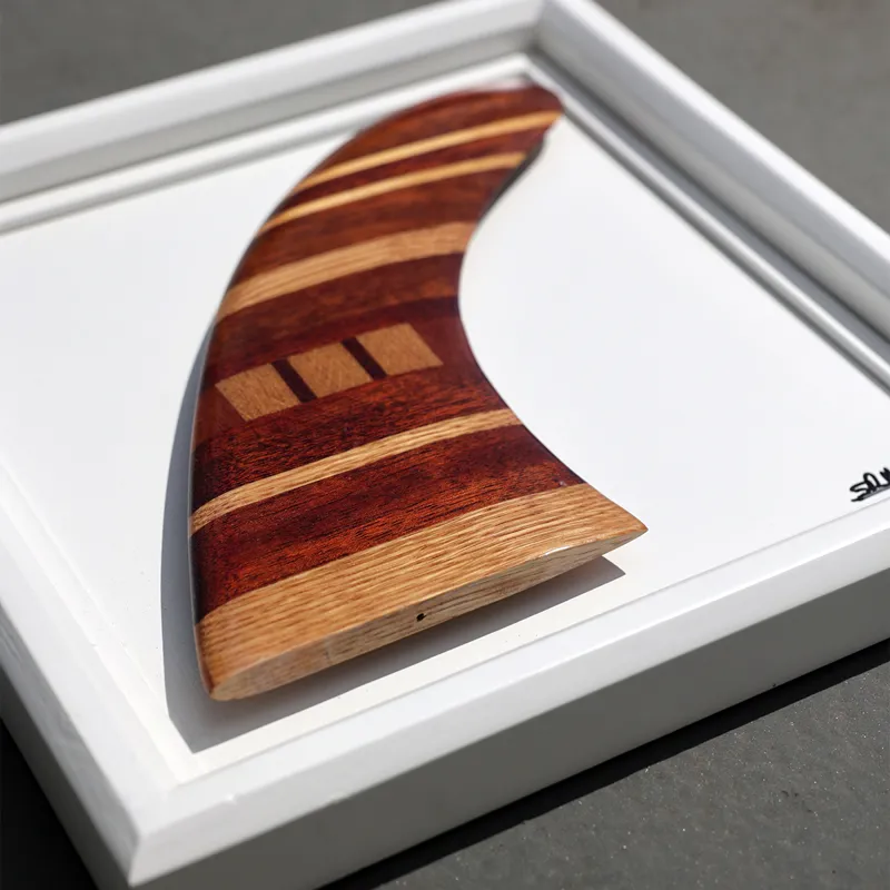 Fin-E-Art Framed Fin Wall Hanging 1-2