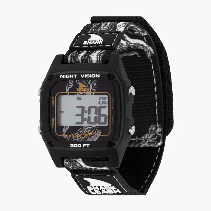 Black and white shark watch deals