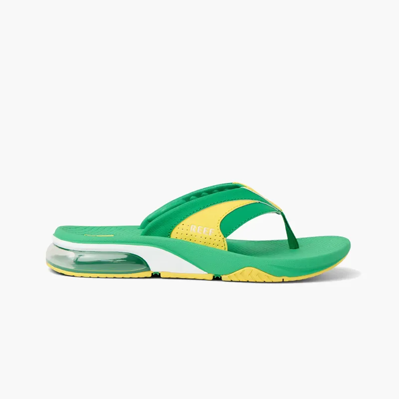 Reef Fanning+ Green/Yellow Flip Flops-3