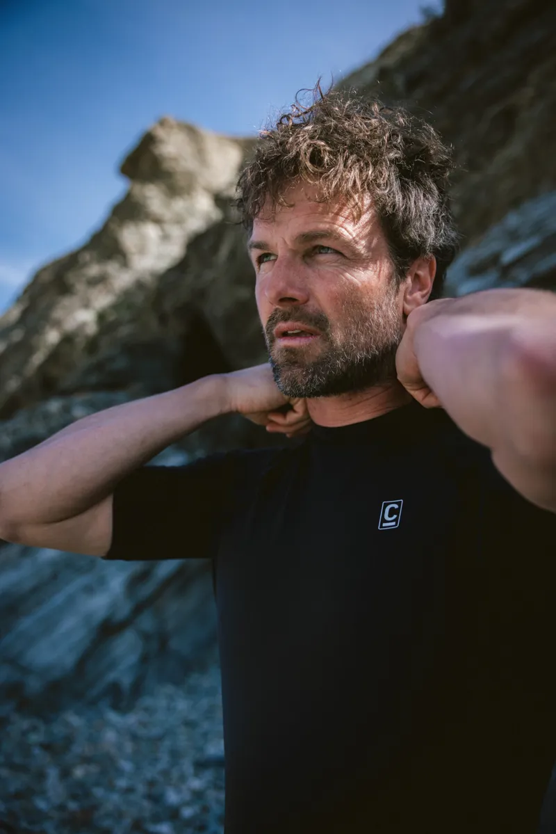 C-Skins Mens HDi Skins Thermal Short Sleeve Rash Vest-2