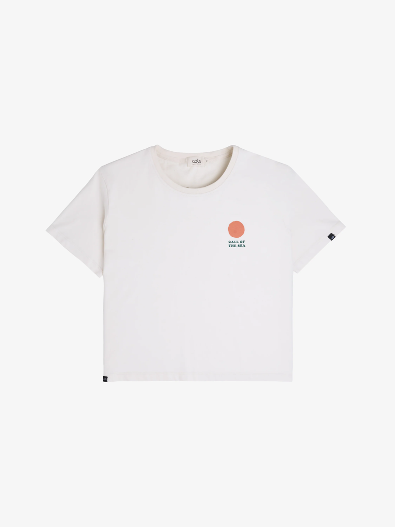Call Of The Sea Femme Horizon Womens Tee Beige-1