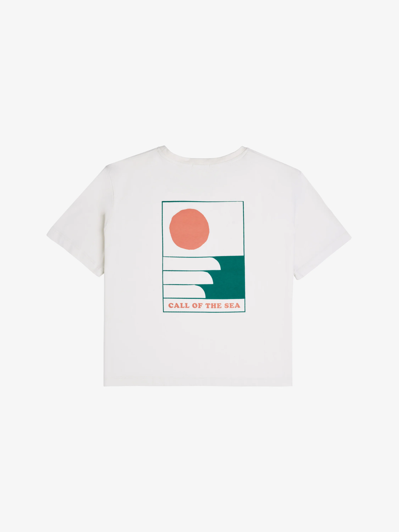 Call Of The Sea Femme Horizon Womens Tee Beige