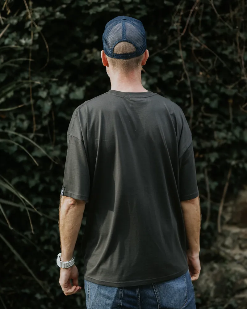 Zuma Jay Heritage Classic Oversized Tee Coal-2