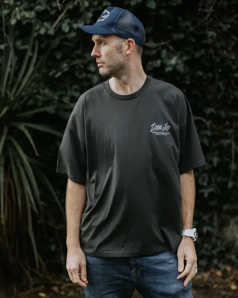 Zuma Jay Heritage Classic Oversized Tee Coal
