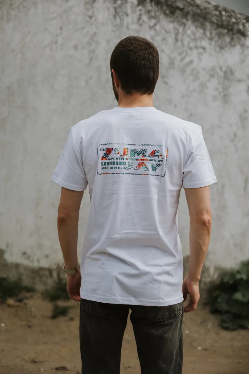 Zuma Jay House Hibiscus Tee White