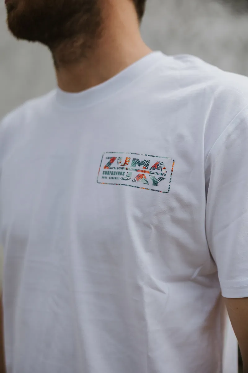 Zuma Jay House Hibiscus Tee White-3