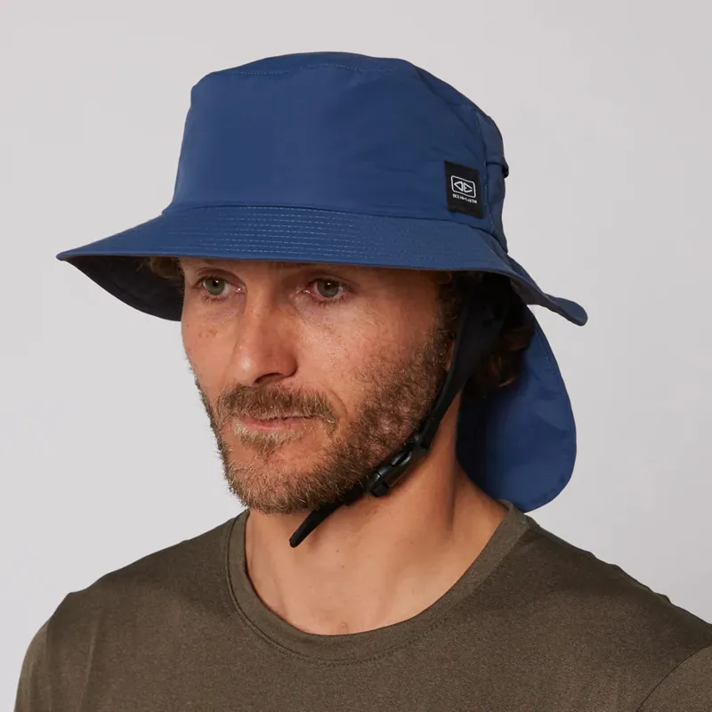 Ocean and Earth Indo Surf Hat Stiff Peak Navy