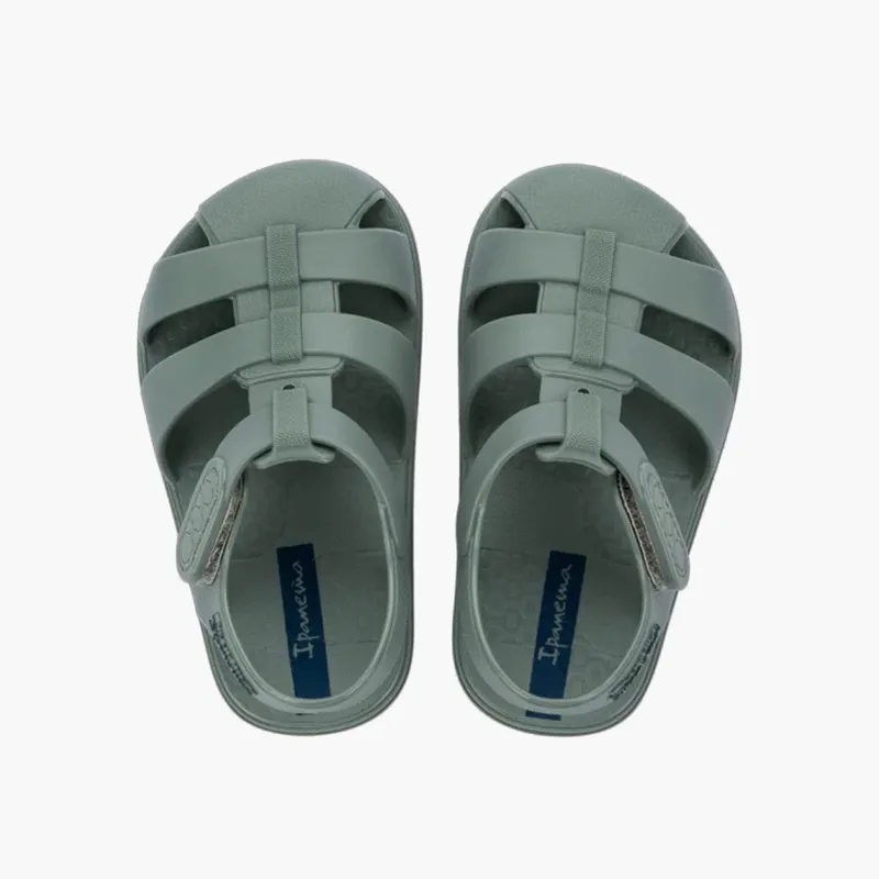 Ipanema Infant Barefoot Summer II Sandal Green-1