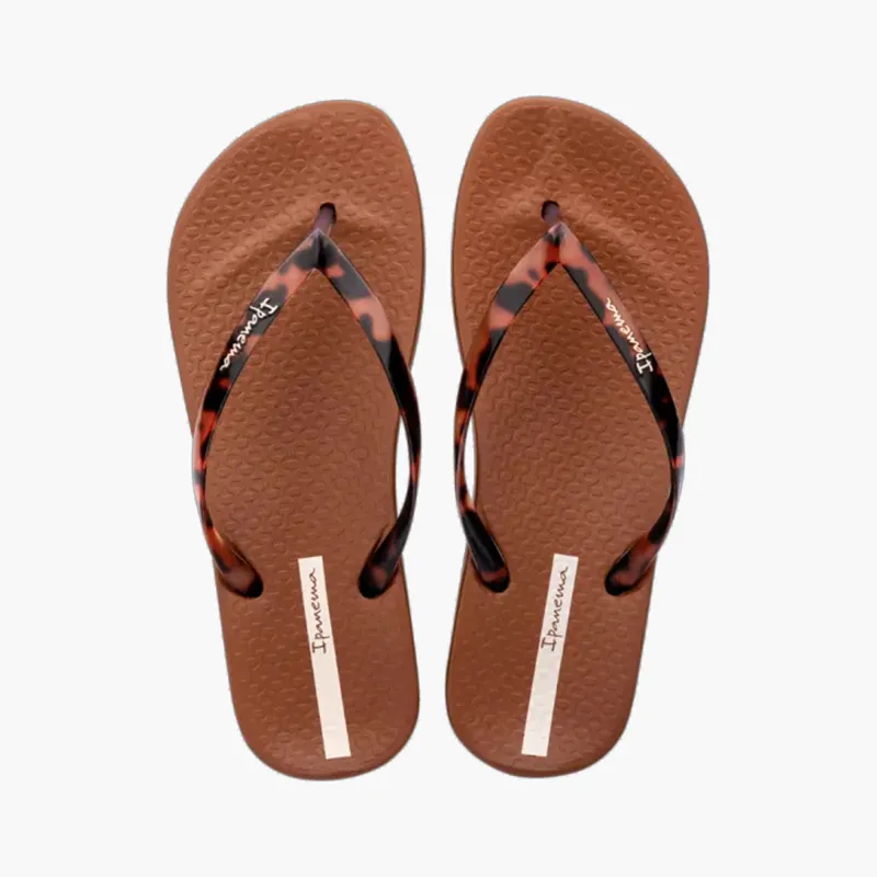 Ipanema Flip Flops Tortoiseshell Brown-1
