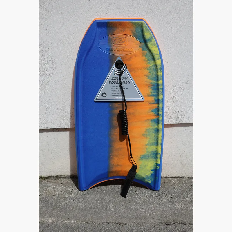 Zuma Jay Junior Recycled 34in Bodyboard Blue/Orange Stripes
