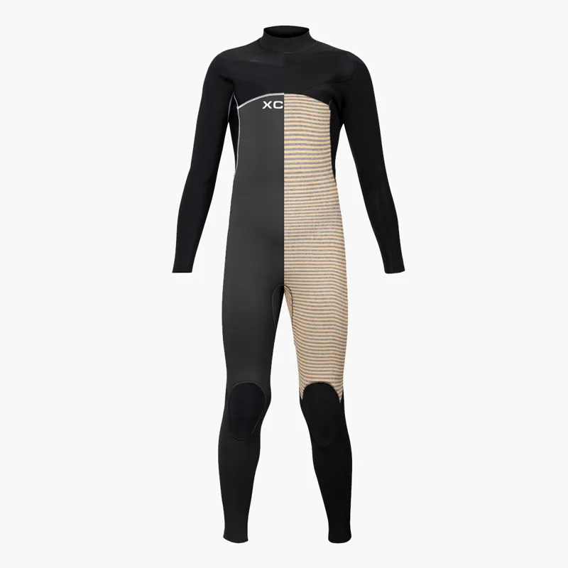 Xcel Junior Comp 4/3 Chest Zip Wetsuit Graphite/Black-1