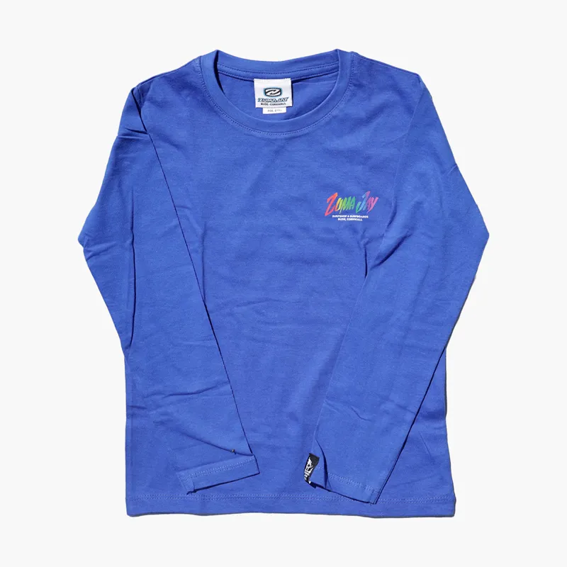 Zuma Jay Junior Heritage Longsleeve Tee  Blue-1