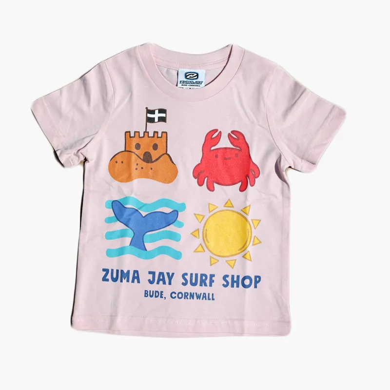 Zuma Jay Junior Seaside Tee Pink