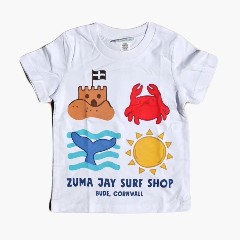 Zuma Jay Junior Seaside Tee White