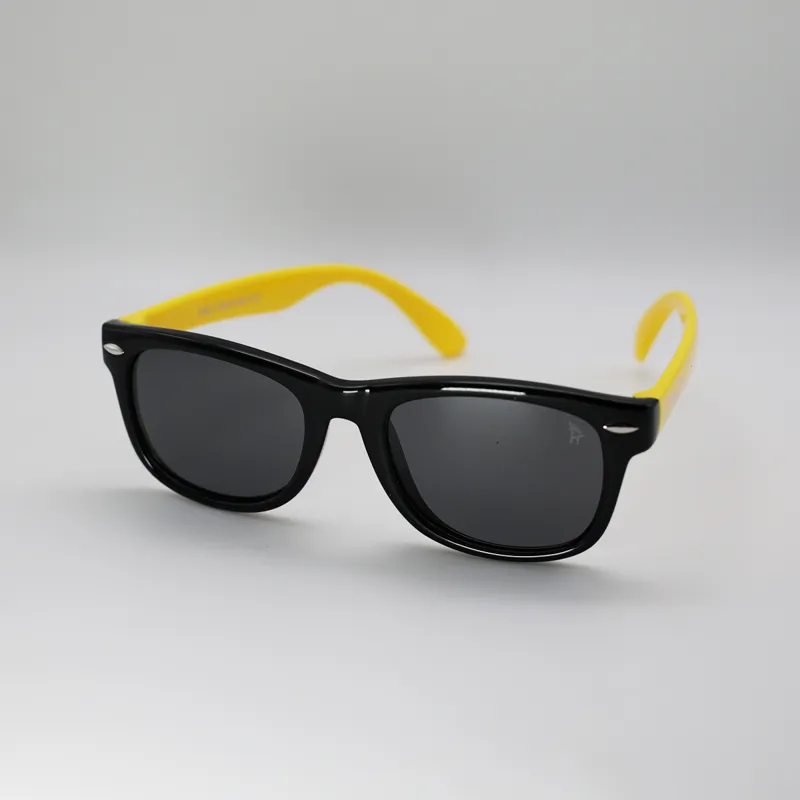Zuma Jay Junior Wayfarer Sunglasses Black/Yellow