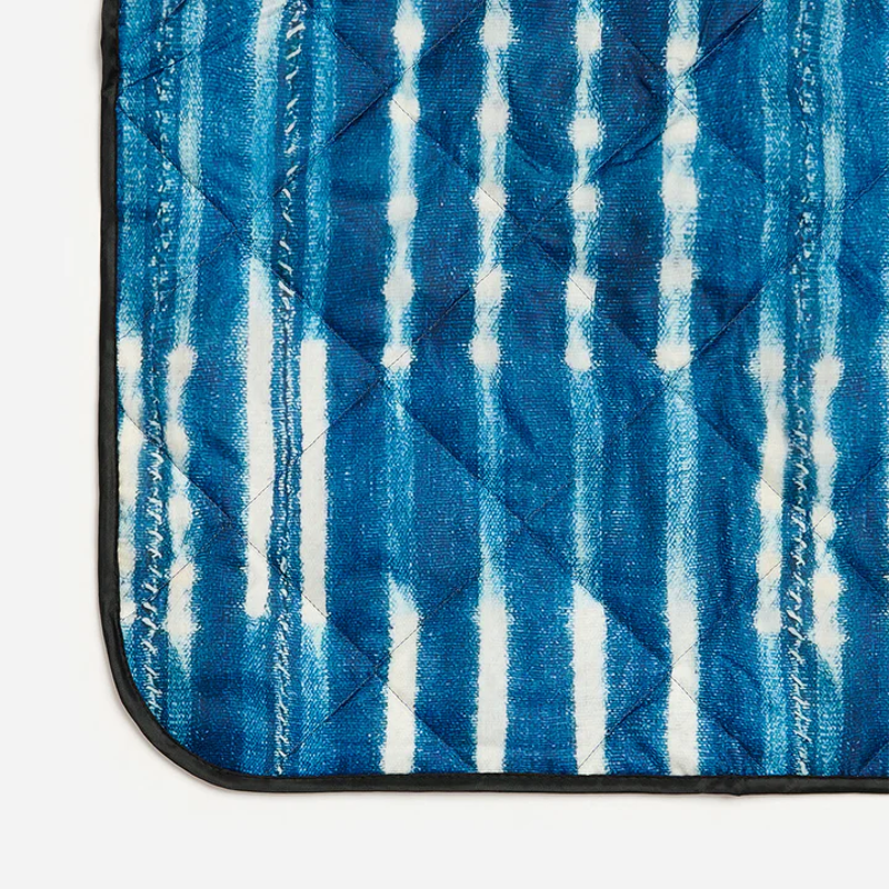 Slowtide Kyoto Packable Picnic Blanket Indigo-3