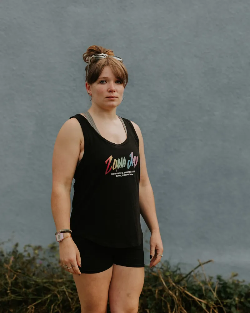 Zuma Jay Womens Heritage Vest Black-1