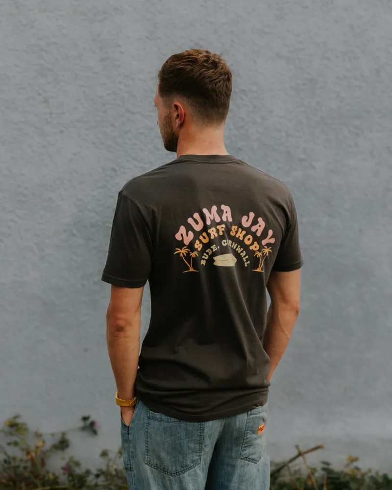 Zuma Jay 2Palms Tee Faded Black-1