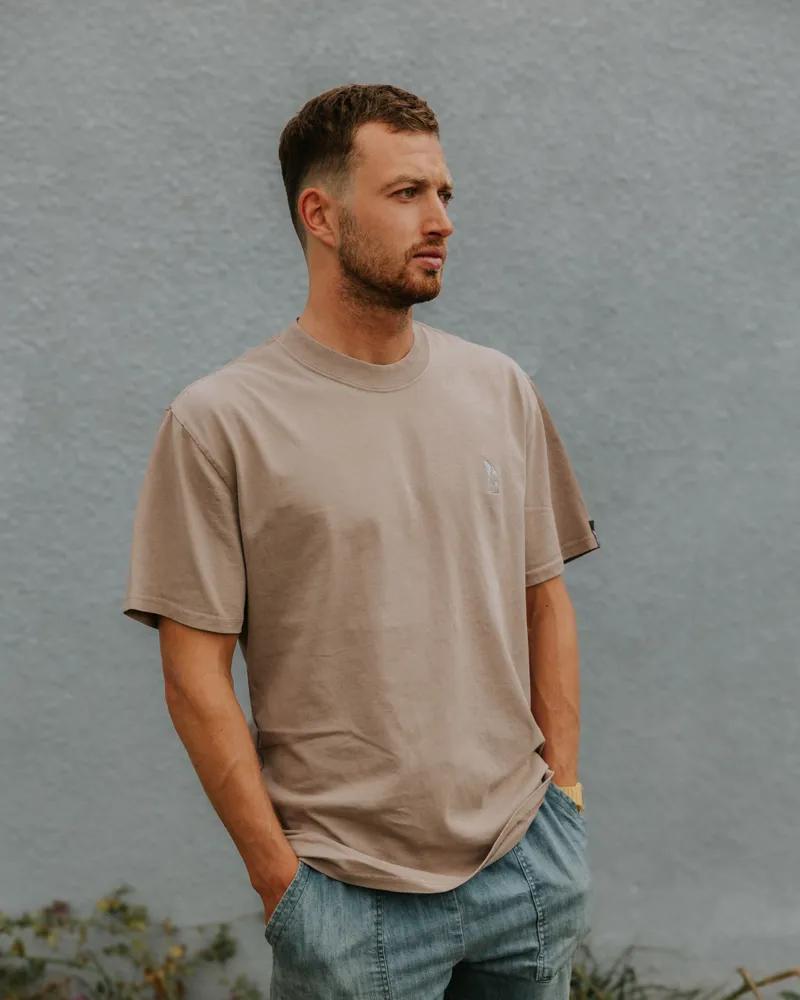 Zuma Jay 2Surfers Heavyweight Boxy Tee Mushroom