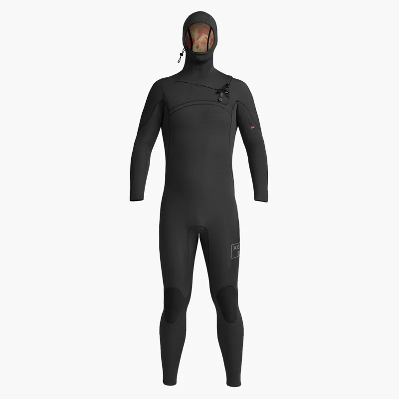 Xcel Mens Comp X 4.5/3.5 Hooded Wetsuit Black