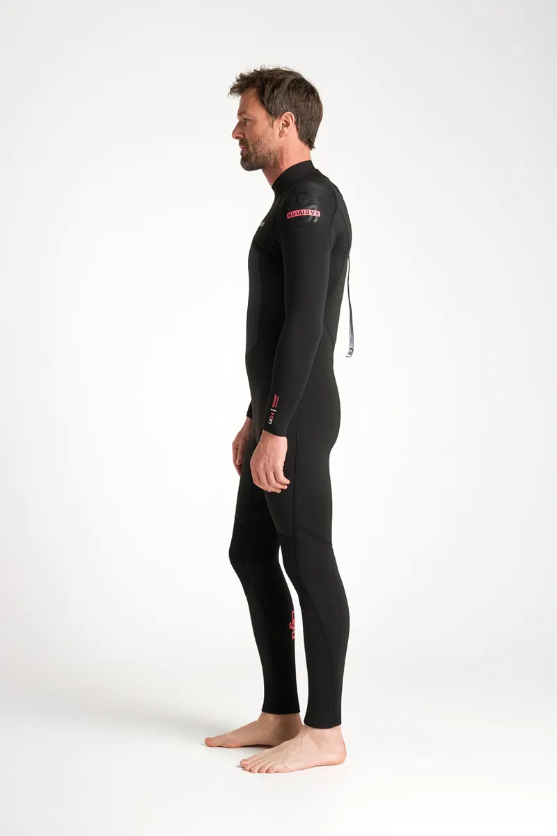 C-Skins NuWave Mens Legend 5/4 Back Zip Wetsuit Black-4