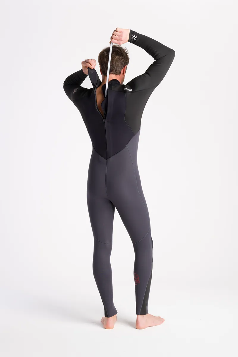 C-Skins NuWave Legend 5/4 Back Zip Wetsuit Anthracite-5