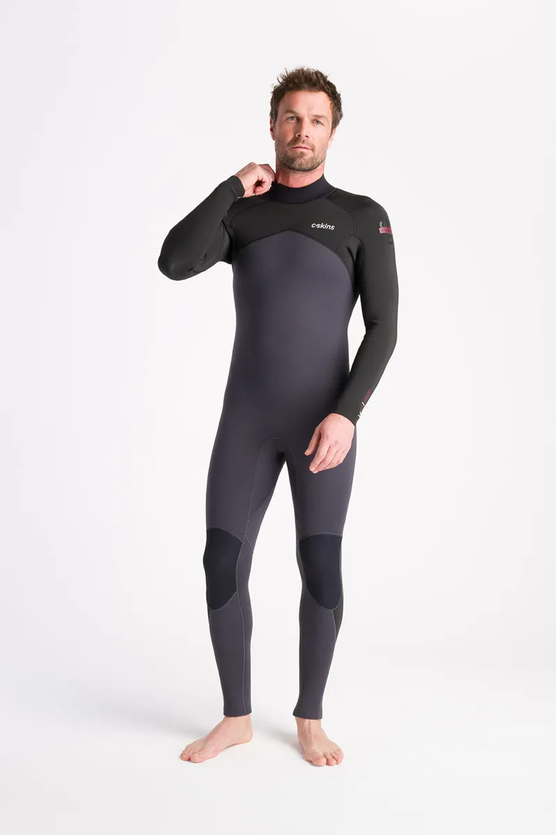 C-Skins NuWave Legend 5/4 Back Zip Wetsuit Anthracite-6