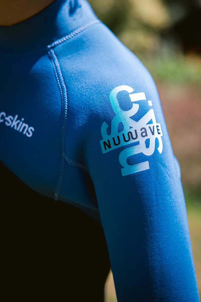 C-Skins NuWave Junior Legend 5/4 Back Zip Wetsuit Steel Blue-3