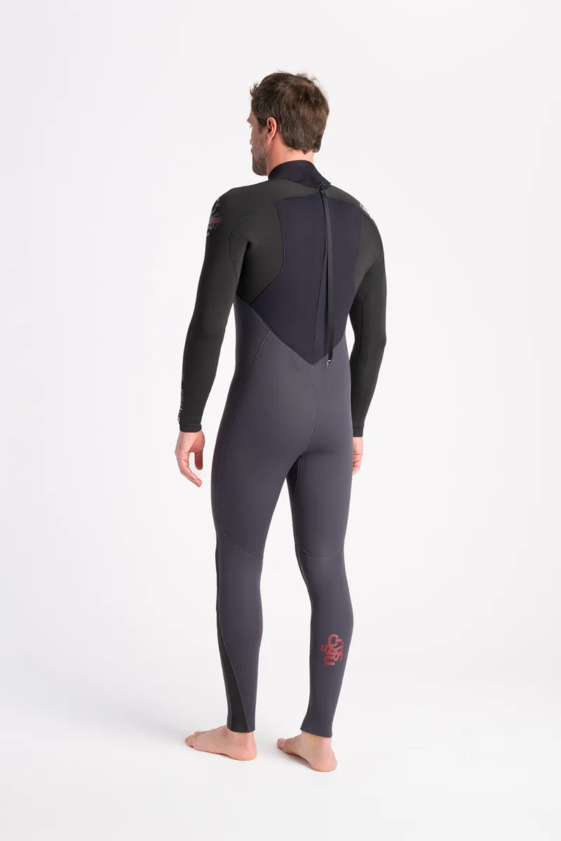 C-Skins NuWave Legend 5/4 Back Zip Wetsuit Anthracite-3
