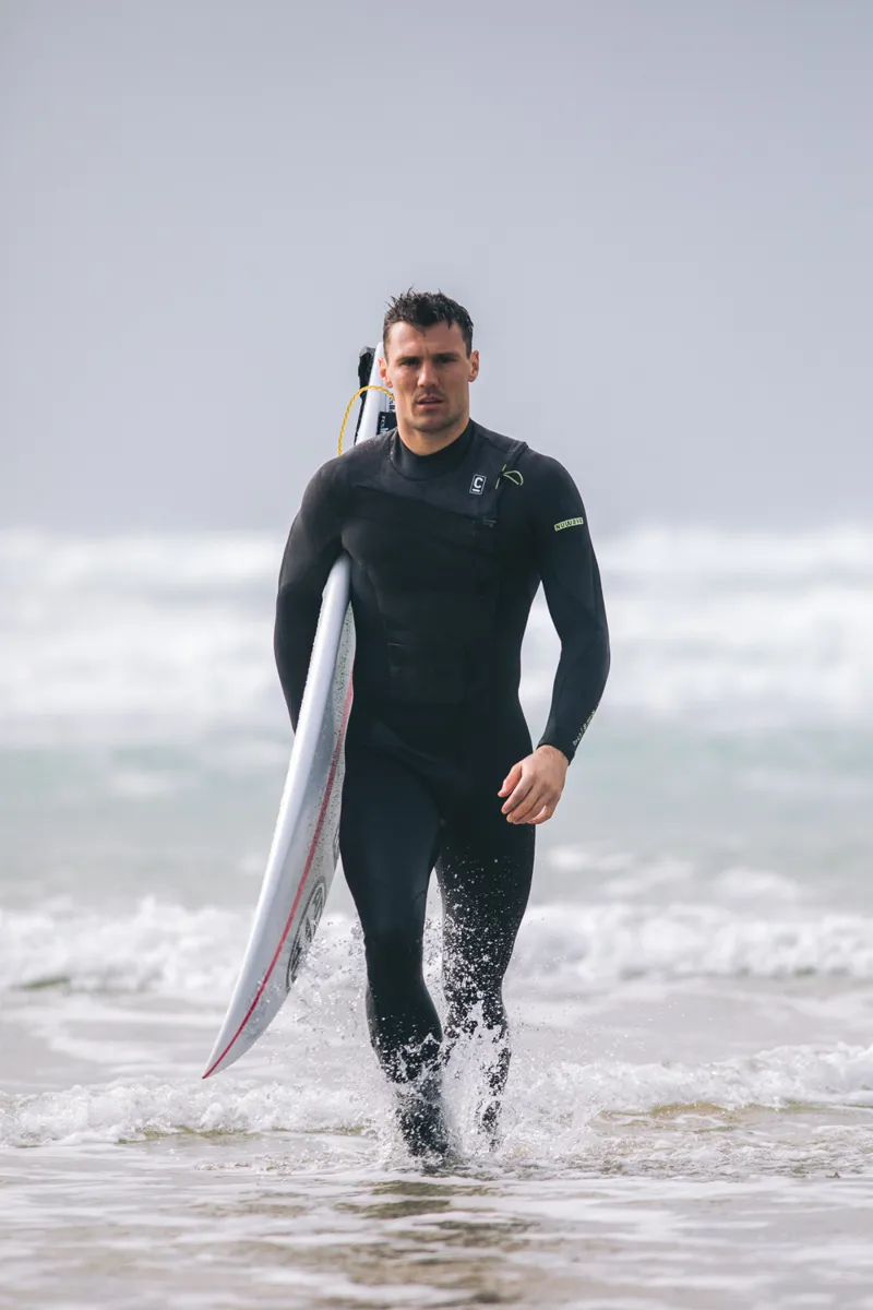 C-Skins NuWave Mens ReWired 4/3 Chest Zip Wetsuit Black-6