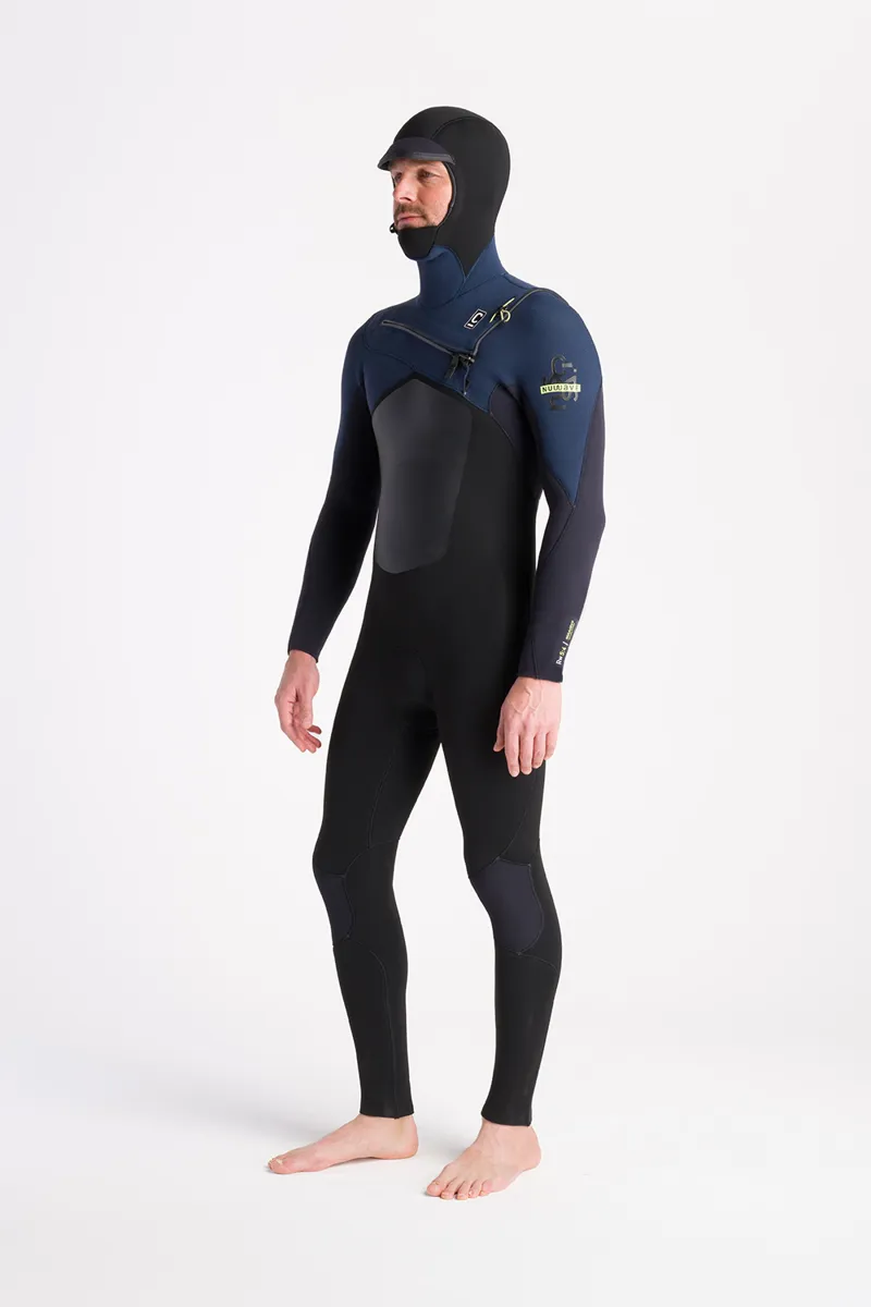 C-Skins NuWave Mens ReWired 5/4 Hooded Wetsuit Black