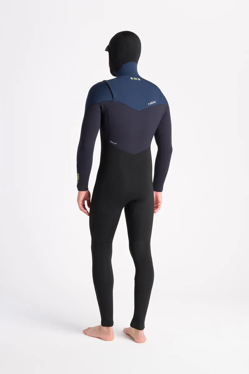 C-Skins NuWave Mens ReWired 5/4 Hooded Wetsuit Black-1