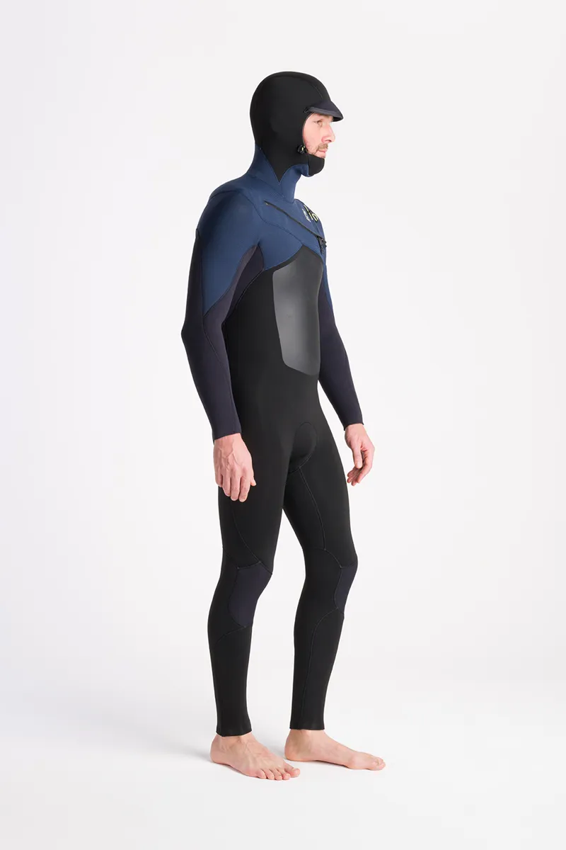 C-Skins NuWave Mens ReWired 5/4 Hooded Wetsuit Black-2