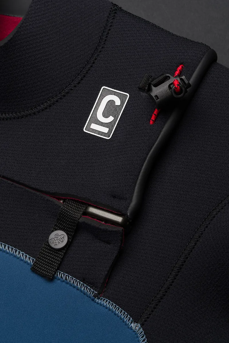 C-Skins NuWave Kids Session 5/4 Chest Zip Wetsuit Legion Blue-6