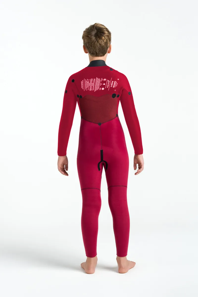 C-Skins NuWave Kids Session 5/4 Chest Zip Wetsuit Legion Blue-3