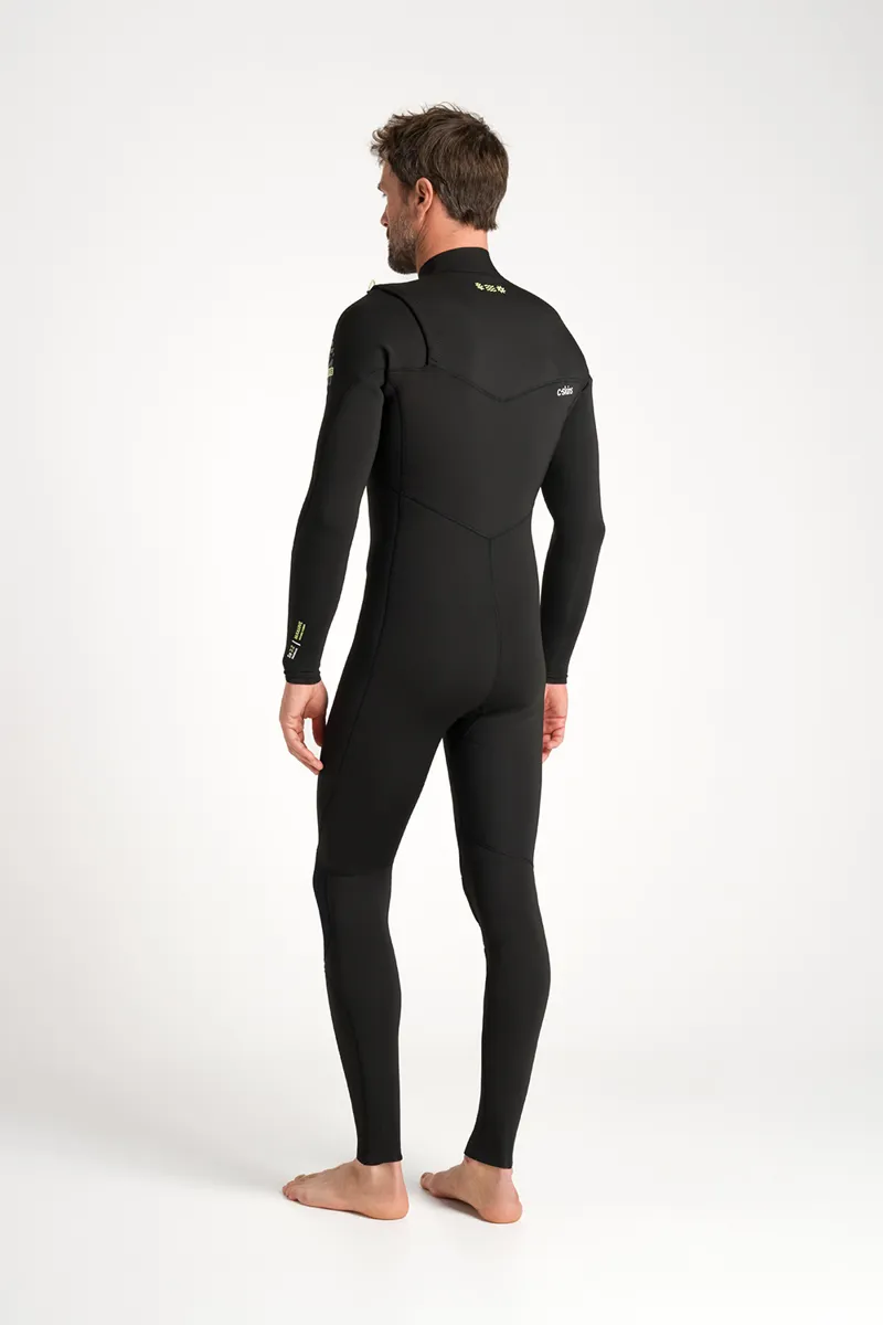C-Skins NuWave Session Lite 3/2 Mens Flatlock Chest Zip Wetsuit-2