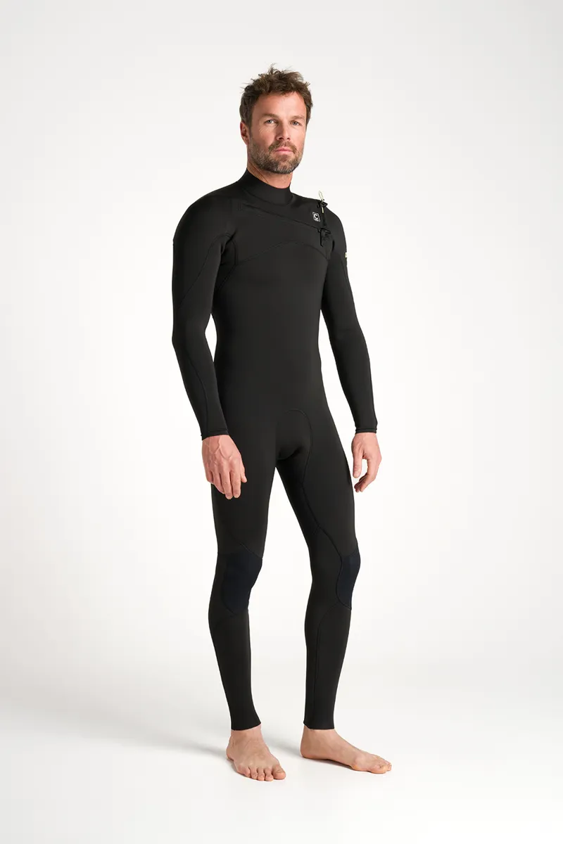 C-Skins NuWave Session Lite 3/2 Mens Flatlock Chest Zip Wetsuit